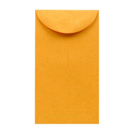 CENTURION Centurion 3.12 in. W X 5.5 in. L Brown Coin Envelopes , 500PK 90102